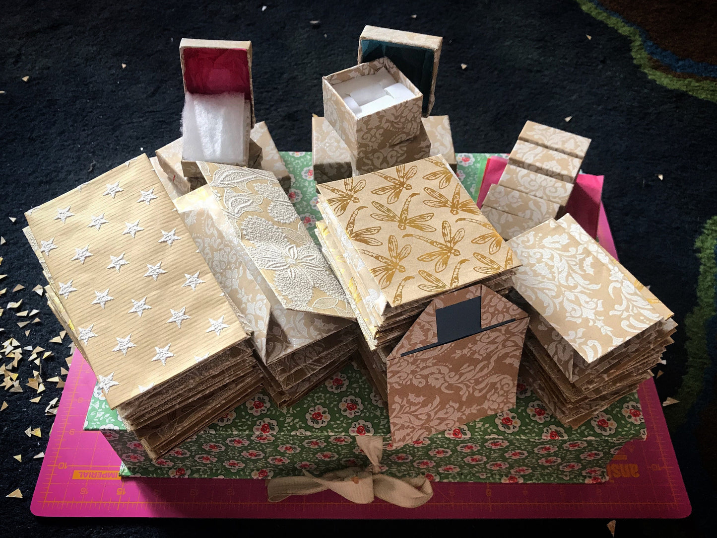 A beautiful unique hand cut recycled sterling silver web pendant with a handmade fine silver spider with a 24k gold body.