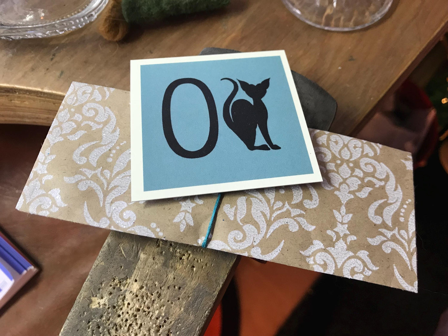 A lovely simple moon phase starry night pendant handmade in fine silver hung on a sterling silver chain.